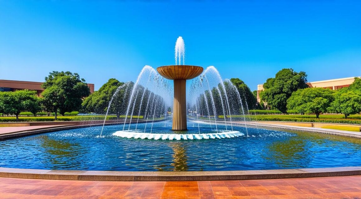 Location of Unity Fountain in Abuja